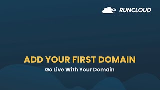 How To Add Your Domain To RunCloud [upl. by Milde449]