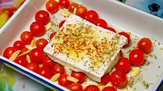 Amazing Pasta Recipe with Feta Cheese and Cherry Tomatoes [upl. by Arvind]