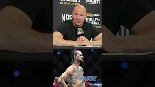 Dana White on Sean OMalleys UFC 306 title loss Looked flat He didnt look sharp [upl. by Anotyad100]