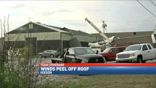 Roof ripped off building in Hixson [upl. by Nivlad430]