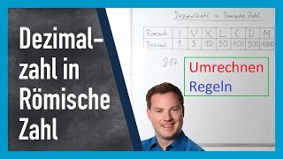 Dezimalzahlen in Römische Zahlen mit Beispielen [upl. by Thorwald]