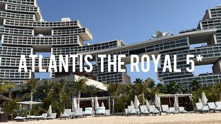 New Amazing hotel Atlantis the Royal 5 Dubai  4k video [upl. by Melisandra]