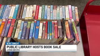 Region 8 library hosts book sale [upl. by Ecnarwal]