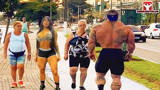 Bodybuilder in Public  Brazilian Hulk in 2023 [upl. by Hudnut]