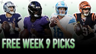 NFL Week 9 Free Picks and Predictions  NFL Free Picks Today  THE LINES MonsterPod 294 [upl. by Ilanos]