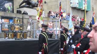 Armed Forces Day Leeds 2015 Drumhead Service conclusion [upl. by Fennell]