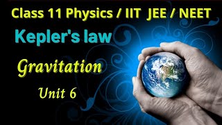 Class 11 Physics Keplers law Gravitation unit 6 AlexMaths [upl. by Jocko875]