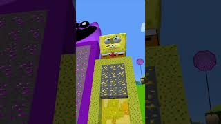 Nether Portals 💫 brings me to UNKNOWN PLASES¿  Wizard Gnome🧙‍♂️ SpongeBob🧽 CatNap😺💜 minecraft [upl. by Willabella287]