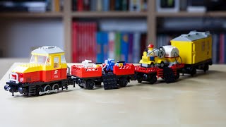 TimeLapse LEGO 7735 Freight Train [upl. by Suter]