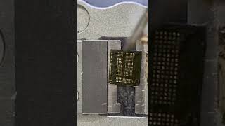 Power ic reballing mtk CPU and emmc reballing Short tricks fix devic mobilephone tech iphone [upl. by Keriann]