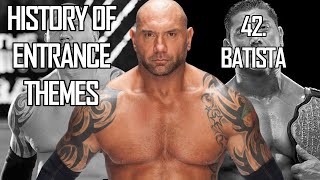 History of Entrance Themes 42  Batista WWE [upl. by Elihu]