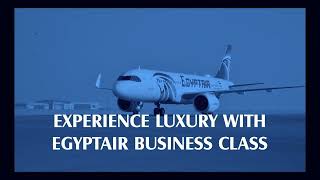 EGYPTAIR Luxe Travel Baghdad to Cairo Business Class Deal [upl. by Inessa853]