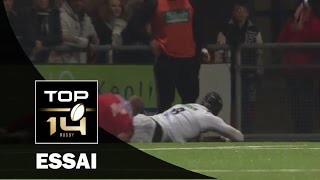 TOP 14  Oyonnax – Brive  934 – ESSAI Petrus HAUMAN CAB  Saison 20152016 [upl. by Leffen]