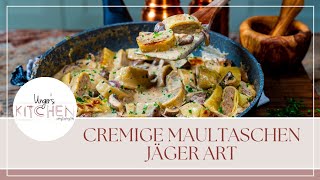 Cremige Maultaschen „Jäger Art“ [upl. by Barrie]