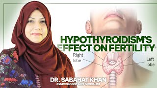 Thyroid Hormones amp Hypothyroidisms Effect On Fertility Explained By Dr Sabahat Khan Gynecologist [upl. by Aicele319]