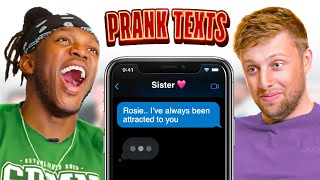 SIDEMEN PRANK TEXT ROULETTE [upl. by Llenor]