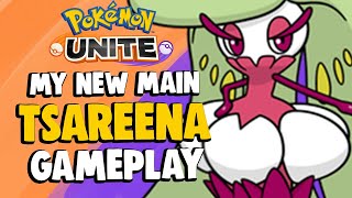 THE BEST WAY TO USE TSAREENA UNITE MOVE  Damage Build  Pokemon Unite Tsareena Gameplay [upl. by Coit]