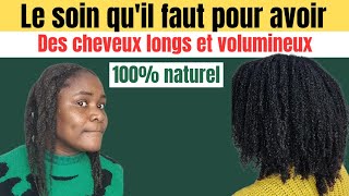 Le soin aux plantes quil faut aux cheveux fins et cassants  Cheveux longs et volumineux [upl. by Nahtiek]