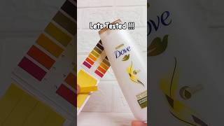 Amazing🤯 this dove shampoo ph test shorts dove shampoo haircare hair hairfall phtestkeratin [upl. by Edmea992]