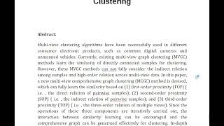 Multi View Comprehensive Graph Clustering [upl. by Humble]