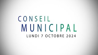 Conseil municipal  7 octobre 2024 à 18h00 au Beffroi [upl. by Ilram]