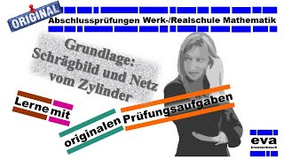 Abschlussprüfung  Schrägbild und Netz vom Zylinder [upl. by Nnael93]