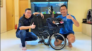 LIOW VIDEO Brompton M6LX Black Black Edition 小布折叠车开箱 Part 12 [upl. by Nilrah]