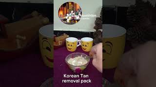 New tan removal pack skin food faceskincare facecleanser haircare facemask tips korean [upl. by Endys]