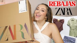 🔥 SUPER HAUL ZARA REBAJAS 🛍️ Prendas de verano  complementos [upl. by Anahcar]