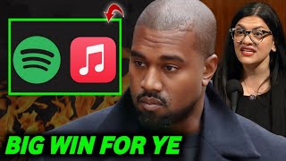 Kanye Wests Move VINDICATED  US Government Makes amove on Spotify amp Apple Music [upl. by Awram]