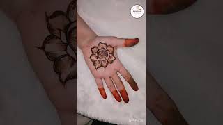 beautiful ros flower 🌹 mehndi designs ZuhaQasmi72 [upl. by Koren]