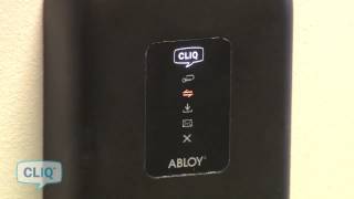 Abloy CLIQ remote How to update a key with a wall device [upl. by Aneekahs]