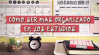 TIPS DE ORGANIZACIÓN PARA ESTUDIANTES 1 👽 CÓMO SER MÁS ORGANIZADO EN LOS ESTUDIOS Y EN LA VIDA [upl. by Norag]