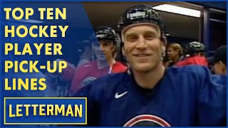 Top Ten Hockey Player PickUp Lines  Letterman [upl. by Prager636]