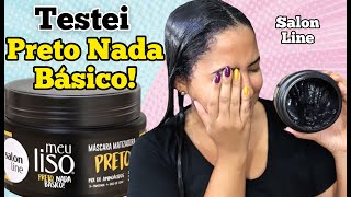 🖤MÁSCARA MATIZADORA PRETO  SALON LINE Passo a Passo [upl. by Yelnek]