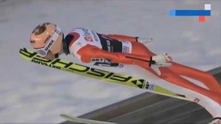 THE LONGEST SKI JUMP EVER 2535 M STEFAN KRAFT WORLD RECORD VIKERSUND 2017 [upl. by Leaper]