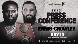 Jaron Boots Ennis Vs Cody Crowley Launch Press Conference [upl. by Aicilif977]