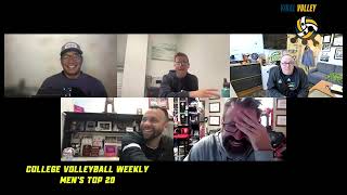 Episode 224 College Volleyball Weekly Mens Top 20 Week 14 RecapWeek 15 Preview 4824 [upl. by Salchunas385]