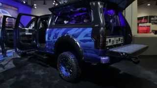 SEMA 2014  AREs Toolmaster HD Series Tricks Out Fords F150 [upl. by Reidid802]