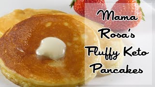 Mama Rosas Fluffy Keto PancakesLow Carb Gluten Free Recipe [upl. by Timothea]