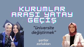 YATAY GEÇİŞ İLE ÜNİVERSİTE DEĞİŞTİRMEK HAKKINDA HER ŞEY  KURUMLAR ARASI YATAY GEÇİŞ YAPMAK [upl. by Ailemak]