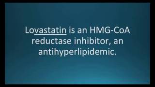 How to pronounce lovastatin Mevacor Memorizing Pharmacology Flashcard [upl. by Yeclehc]