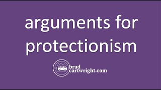 What are Arguments For Protectionism  International  The Global Economy  IB Economics Exam Review [upl. by Llehsyt]