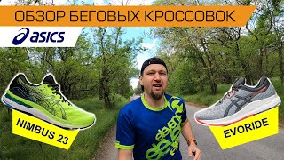 Обзор беговых кроссовок Asics Nimbus 23 amp Evoride [upl. by Amaryl]