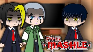 Mashle React To Mash  Magic and Muscles  Gacha react [upl. by Kress]