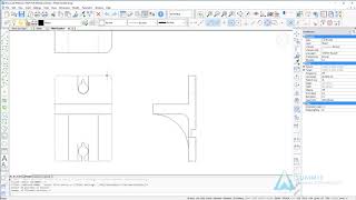 Fillet and Chamfer  BricsCAD [upl. by Aerdnaid713]