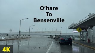 Chicago  Ohare to Bensenville  February 16 2023 [upl. by Iew92]