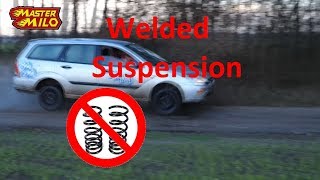 Steel tube suspension TEST no suspension at all [upl. by Rimahs622]