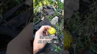 I didn’t know golf balls made that sound 😂 golfball demolition excavation ￼ [upl. by Sosanna]