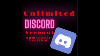 How To Create Unlimited Discord Accounts  Number  Gmail Verified [upl. by Fruma165]